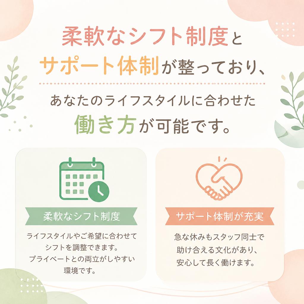 働きやすい求人情報