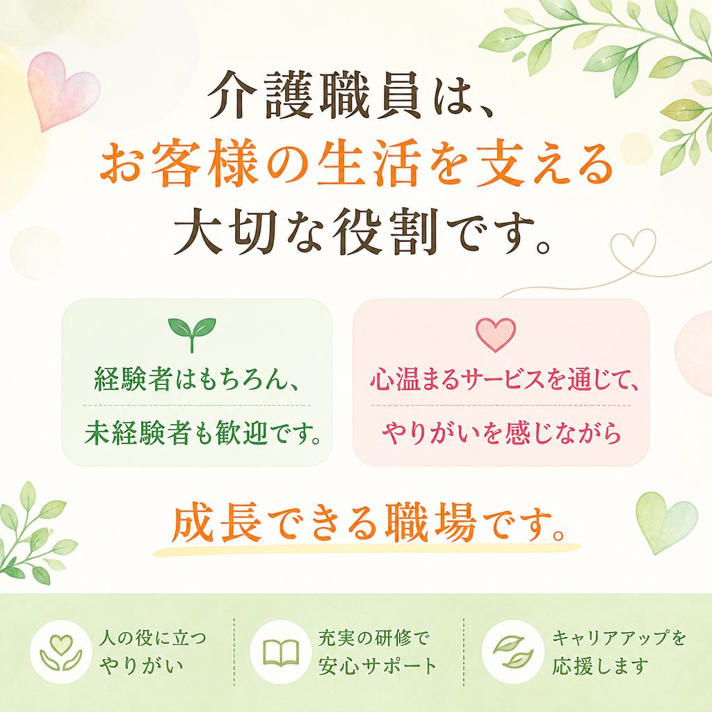 介護職員の魅力とは？