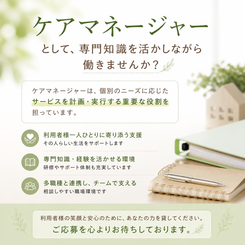 ケアマネージャーの重要な役割