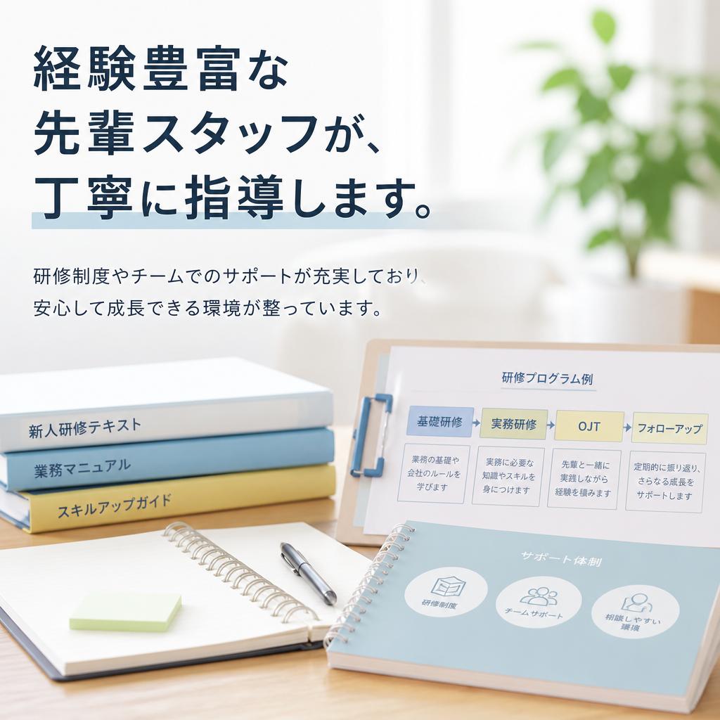 充実したサポート体制