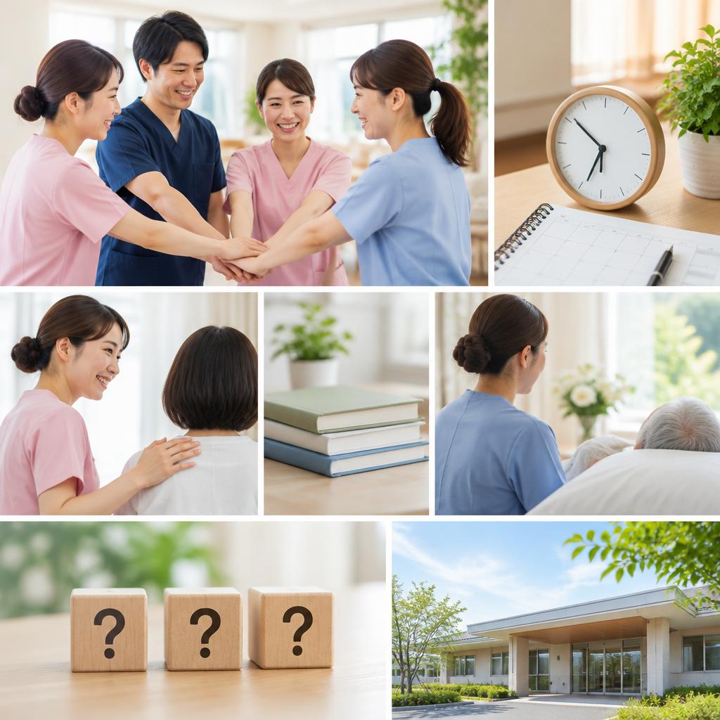 無理なく続けられる職場環境と、仕事選びで気になること