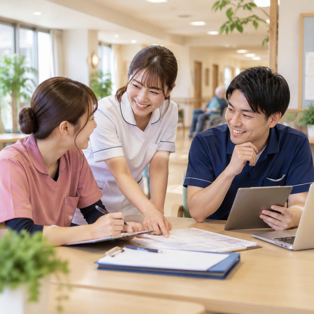 一人で抱えない。仲間と支え合うチームの介護